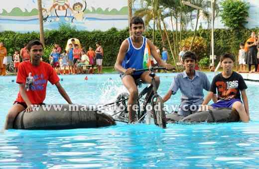 Cycling at Mangalore Swimming pool